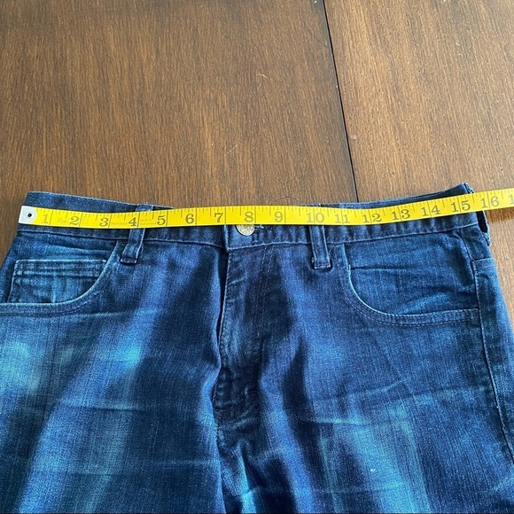 Dearborn Denim Distressed Dark Navy Stretch Jeans Size 31x29 - Picture 12 of 15